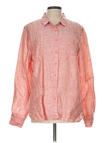 Garnet Hill Long Sleeve Button-Down Shirt (view 1)
