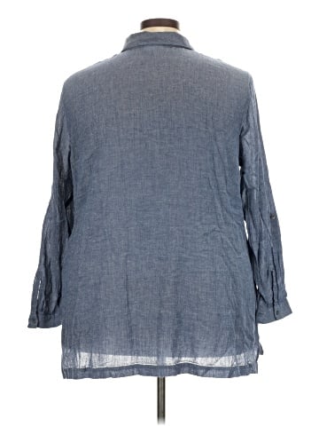 J.Jill 3/4 Sleeve Button-Down Shirt (view 2)