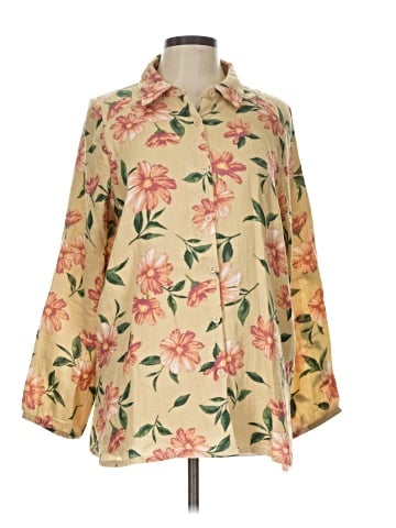 By Design 3/4 Sleeve Blouse (view 1)