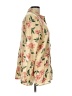 By Design 100% Cotton Floral Gold 3/4 Sleeve Blouse Size L - photo 4