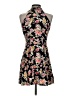 Dots Floral Black Casual Dress Size S - photo 2