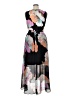 Lane Bryant Graphic Black Cocktail Dress Size 14 - photo 2
