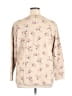 Classic Elements Tan Long Sleeve Henley Size 16-18W - photo 2