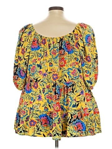 Terra & Sky 3/4 Sleeve Blouse (view 2)