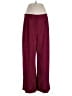 Express 100% Polyester Burgundy Casual Pants Size 12R - photo 1