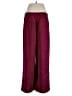 Express 100% Polyester Burgundy Casual Pants Size 12R - photo 2
