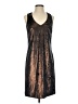 Etcetera Metallic Brown Cocktail Dress Size 0 - photo 1