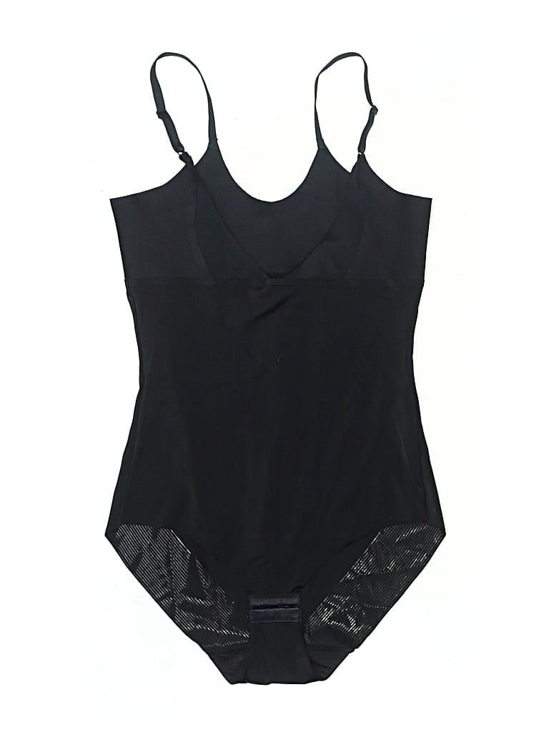 Pre-owned Warner's Bodysuit In Black