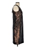 Etcetera Metallic Brown Cocktail Dress Size 0 - photo 4