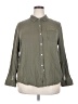 Rails 100% Cotton Solid Green Long Sleeve Button-Down Shirt Size XXL - photo 1