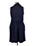 Monteau Solid Blue Casual Dress Size 1X - photo 2