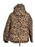 Gap 100% Recycled Polyester Animal Print Gold Snow Jacket Size XL - photo 2