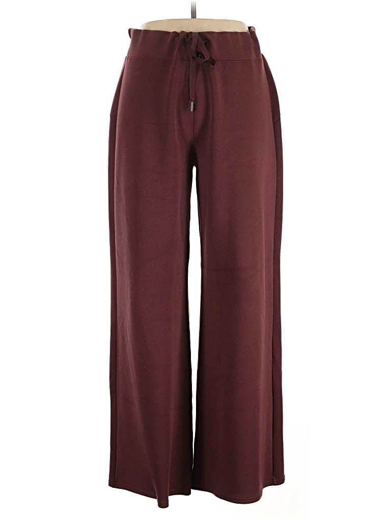 Pre-owned Spanx Casual Pants In Burgundy