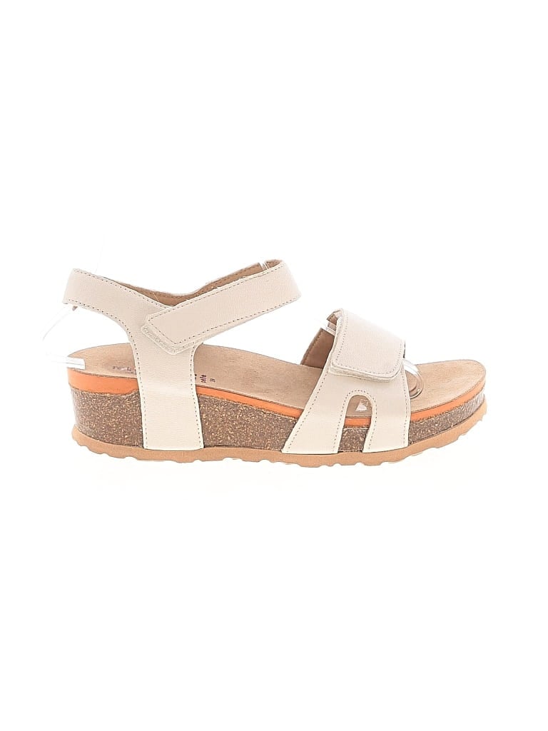 Pre-owned Assorted Brands Wedges In White