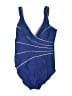 Miraclesuit Graphic Blue One Piece Swimsuit Size L - photo 1