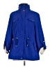JM Collection 100% Polyester Blue Raincoat Size M - photo 1