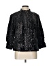 Christopher & Banks Metallic Black Jacket Size L - photo 1