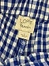 LOFT Beach 100% Cotton Checkered-gingham Blue Casual Pants Size S - photo 6