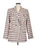 Nine West Checkered-gingham Brown Blazer Size M - photo 1