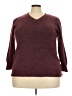 Lane Bryant Outlet Burgundy Pullover Sweater Size 18 - 20 Plus - photo 1