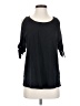 Sanctuary 100% Cotton Black 3/4 Sleeve Top Size S - photo 1