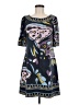 BCBGMAXAZRIA Print Blue Casual Dress Size M - photo 1