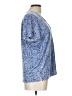 Lucky Brand Blue Short Sleeve Henley Size L - photo 4