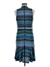 Taylor Argyle Blue Casual Dress Size 8 - photo 2