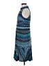 Taylor Argyle Blue Casual Dress Size 8 - photo 5