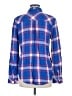 Rails Plaid Blue Long Sleeve Button-Down Shirt Size M - photo 2
