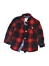Levi's 100% Cotton Plaid Red Long Sleeve Button-Down Shirt 12-18 MO / 18 MO - photo 1