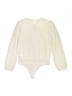 Express Ivory Long Sleeve Blouse Size M - photo 2