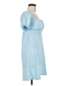 No Boundaries Solid Blue Casual Dress Size M - photo 4