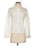 Together 100% Cotton Ivory Long Sleeve Blouse Size 4 - photo 1