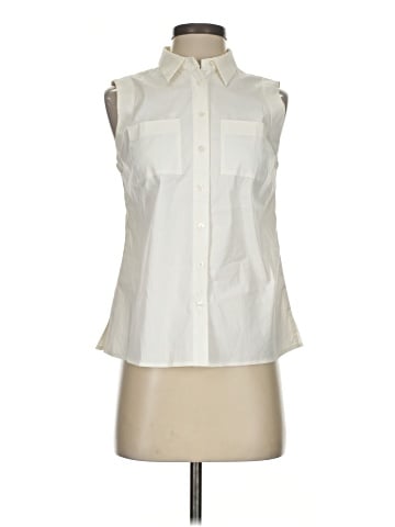 Ann Taylor Sleeveless Button-Down Shirt (view 1)