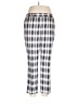 Tahari by ASL Plaid White Casual Pants Size 12 - photo 1