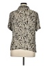 I.N. Studio 100% Rayon Print Gray Short Sleeve Blouse Size XL - photo 2