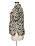 I.N. Studio 100% Rayon Print Gray Short Sleeve Blouse Size XL - photo 5