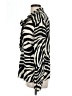 MNG 100% Viscose Animal Print Ivory Long Sleeve Blouse Size 12 - photo 5