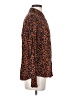 Sanctuary Animal Print Orange Long Sleeve Blouse Size S - photo 4