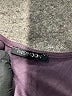 Papermoon 100% Polyester Purple Short Sleeve Blouse Size L - photo 7
