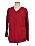 J.Jill 100% Nylon Red Burgundy Long Sleeve Top Size L - photo 1
