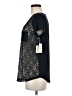 Hinge Black Short Sleeve Top Size M - photo 5