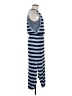 Splendid Stripes Blue Casual Dress Size M - photo 4