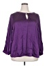 Talbots Purple 3/4 Sleeve Blouse Size 2X - photo 1