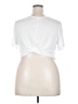 Shein White Short Sleeve Top Size XXL - photo 2