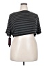 Romwe Gray Short Sleeve Top Size XXL - photo 1