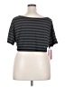Romwe Gray Short Sleeve Top Size XXL - photo 2