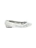 Via Spiga 100% Leather Silver Flats Size 7 - photo 1
