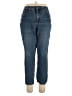 Gloria Vanderbilt Solid Blue Jeans Size 16 - photo 1
